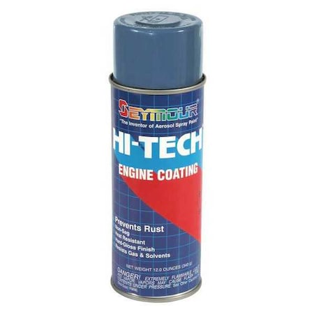 12 Fluid oz. Can High Gloss Blue Hi-Tech Engine Paint MPN:EN-67
