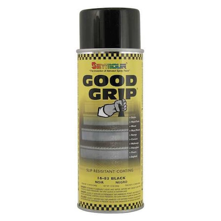 16 oz Slip Resistant Coating, Matte Finish, Black, Oil Base MPN:16-83