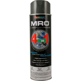 MRO Industrial Enamel 16 Oz. Gray(ANSI61) 6 Cans/Case - 620-1416 620-1416