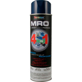 MRO Industrial Enamel 16 Oz. Deep Blue 6 Cans/Case - 620-1426 620-1426