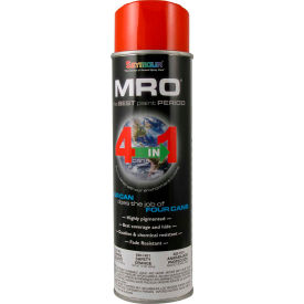 MRO Industrial Enamel 16 Oz. Safety Orange 6 Cans/Case - 620-1451 620-1451