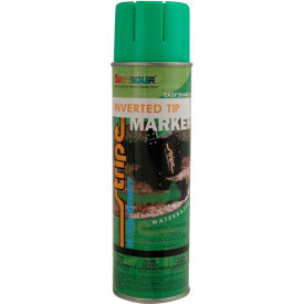 Stripe® Waterbase Street & Utility Marking Paint 20 oz. Green Fluorescent 20-668 12/Case 20-668