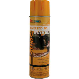 Stripe® Waterbase Street & Utility Marking Paint 20 oz. Utility Yellow 20-678 12/Case 20-678