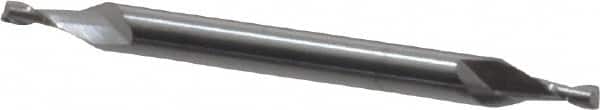 Square End Mill: 1/16'' Dia, 1/8'' LOC, 1/8'' Shank Dia, 1-1/2'' OAL, 2 Flutes, Solid Carbide MPN:31505