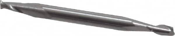 Square End Mill: 3/32'' Dia, 3/16'' LOC, 1/8'' Shank Dia, 1-1/2'' OAL, 2 Flutes, Solid Carbide MPN:31509