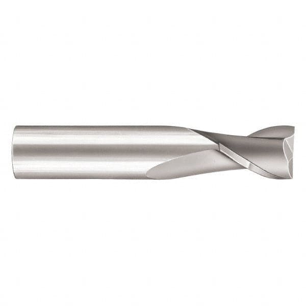 Square End Mill: 5/16'' Dia, 1/2'' LOC, 5/16'' Shank Dia, 2'' OAL, 2 Flutes, Solid Carbide MPN:31757