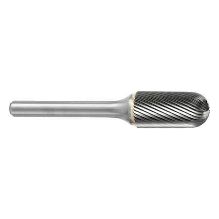 Carbide Bur, Cyl End Radius, 5/16in, Single MPN:11750