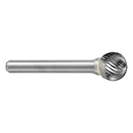 Carbide Bur, Ball, 1/2in., Single Cut MPN:12450