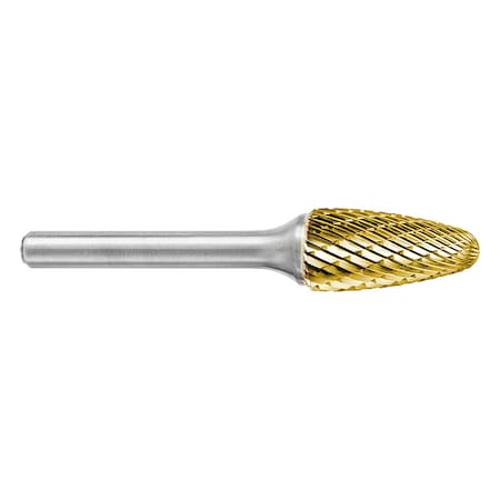 Carbide Bur, Tree Pointed, 1/4in, Deep Dbl MPN:13385