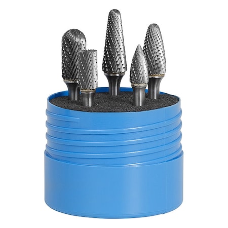 Carbide Bur Set, Double Cut MPN:18260