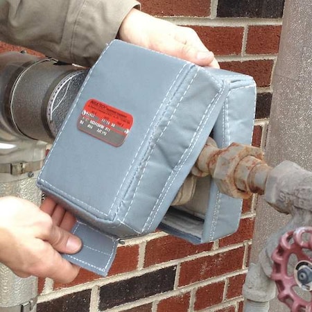 Heat Shield with Quick Release Fabric Flap, 5 1/2 in L, 9 1/2 in W, 9 1/2 in H, 500 Degrees F MPN:HS-009-2CMD1