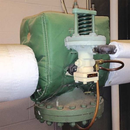 Acoustic Blanket with Quick Release Fabric Flap and Stainless Steel Wiretwists, 5 in L, 8 in W MPN:IBA-190-1RWN5