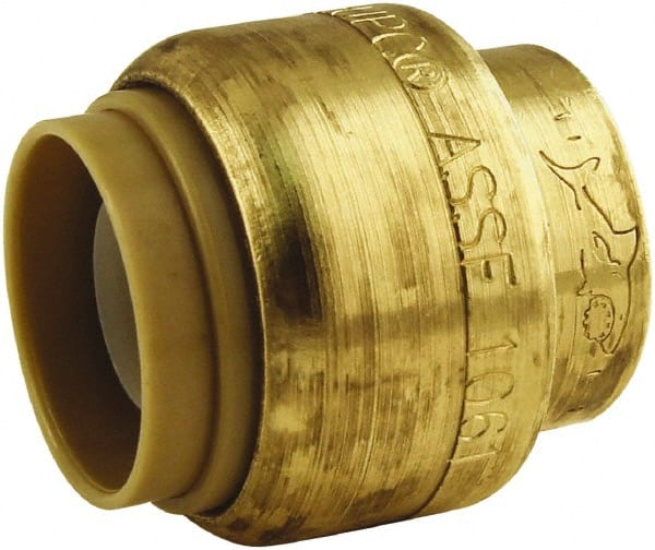 Brass Pipe End Cap: 1/2