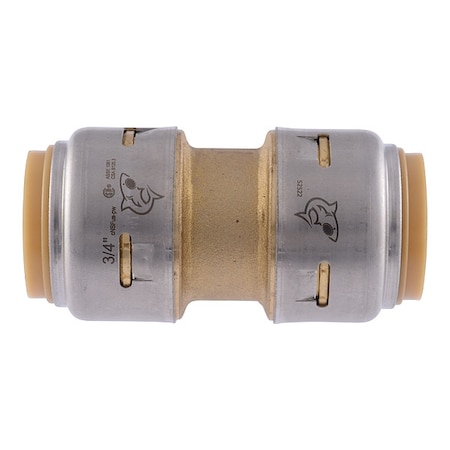 Fitting, Straight, Brass, Push-Fit 3/4 in, Push-Fit 3/4 in MPN:UR016