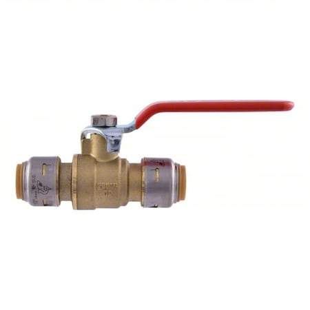Manual 2-Way Ball Valve, Push, Brass MPN:UR22222G