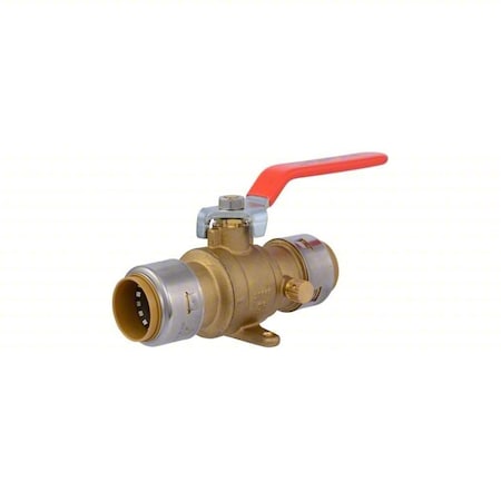 Ball Valve, 2-Way, 6.9 in L, 1 in Sz MPN:UR24617