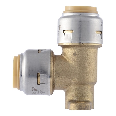 Elbow, Brass, Push-Fit1/2in, MNPT1/2in MPN:UR249