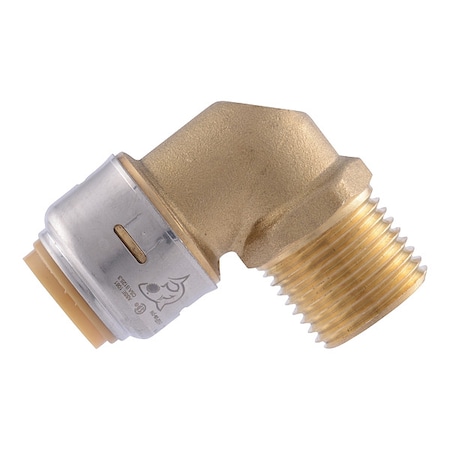 Elbow, Brass, Push-Fit1/2