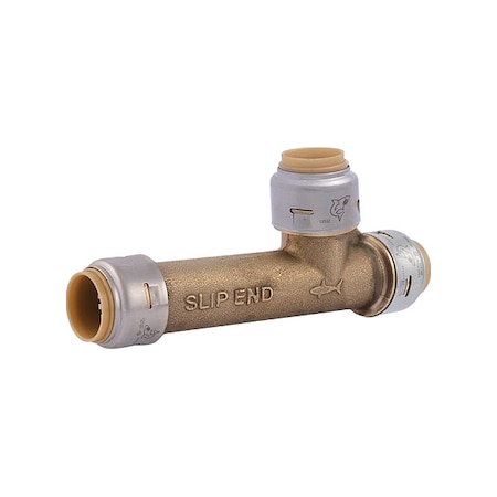 Tee, Brass, Push-Fit 5/8