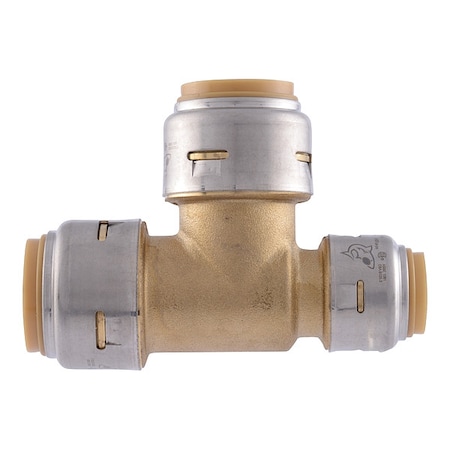 Tee, Brass, Push-Fit 3/4
