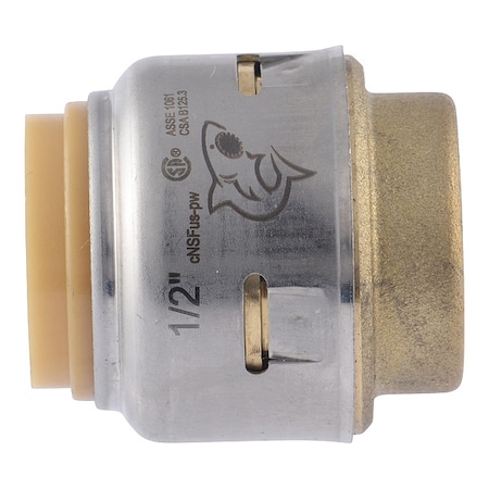 Cap, Brass, Push-to-Connect 5/8 in MPN:UR514