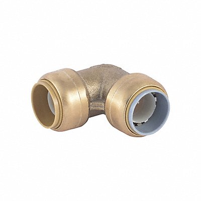 Push to Connect Elbow Brass 2-1/4 L MPN:U4256LF