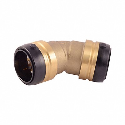 Push to Connect Elbow Brass 10-1/2 L MPN:UXL0541