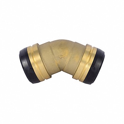Push to Connect Elbow Brass 10-1/2 L MPN:UXL0554