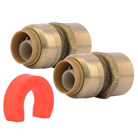 Tube Fitting Kit, Push-to-Connect, Brass MPN:22604LF