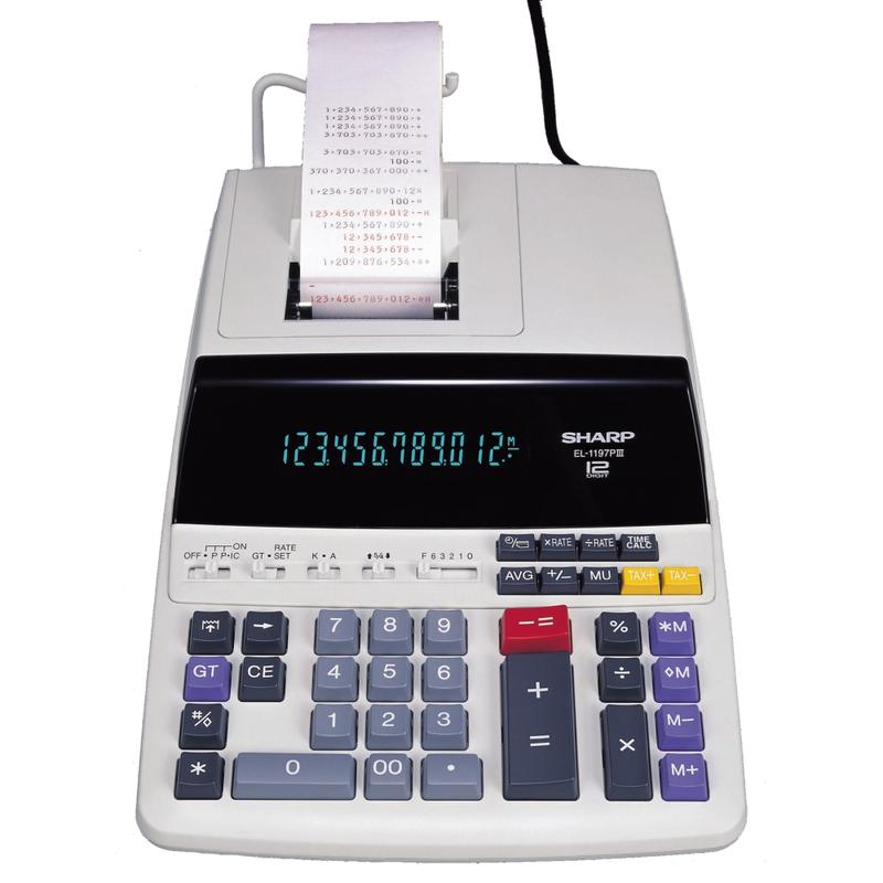 Sharp EL-1197PIII Desktop Printing Calculator MPN:EL-1197PIII