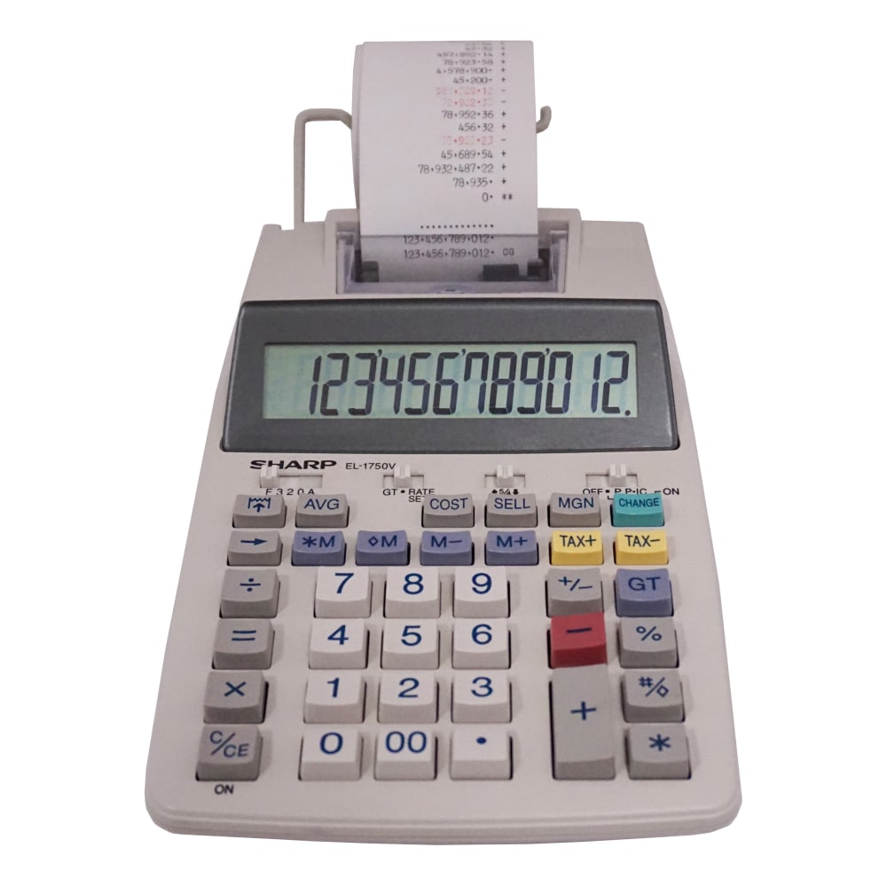 Sharp EL-1750V Printing Calculator MPN:EL1750V