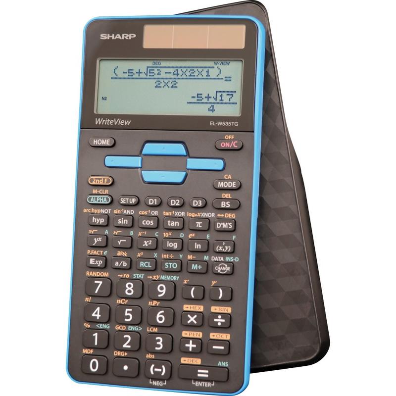 Sharp EL-W535TGBBL Scientific Calculator (Min Order Qty 2) MPN:ELW535TGBBL
