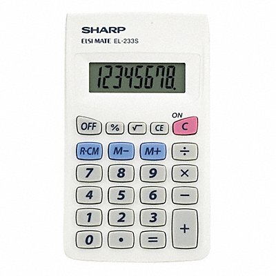 Handheld Calculator LCD 8 Digit MPN:SHREL233SB
