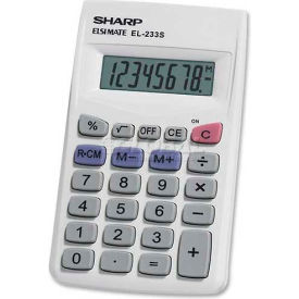 Sharp® 8-Digit Pocket Calculator EL233SB 2-1/4