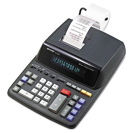 Desktop Calculator, Printing, 12 Digit MPN:SHREL2196BL