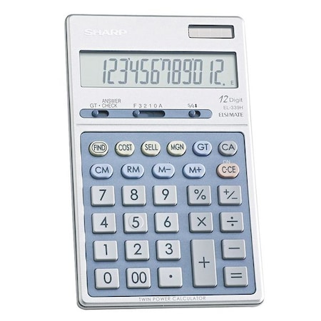 Executive Handheld Calculator, 12 Digit MPN:SHREL339HB