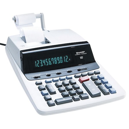 Desktop Calculator, Printing, 12 Digit, Width: 9 7/8 in MPN:SHRVX2652H