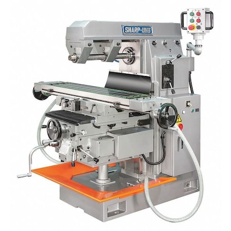 Mill Drill Machine, Manual, 3ph, 220V MPN:UH-3