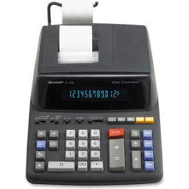 Sharp® 12-Digit Calculator EL2196BL 2 Color Printing 8-7/8