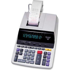 Sharp® 12-Digit Calculator EL2630PIII 2 Color Printing 8-1/4