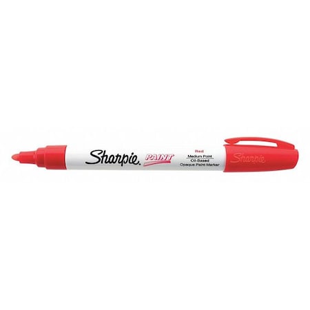 Liquid Paint Marker, Red, Fiber, PK12 MPN:35550