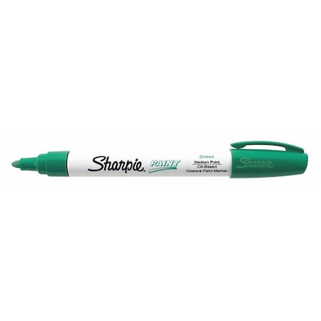 Liquid Paint Marker, Green, Fiber, PK12 MPN:35552