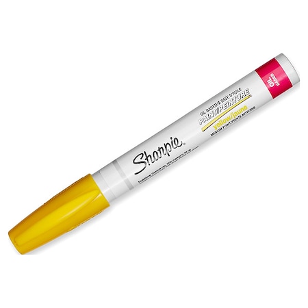 Liquid Paint Marker, Yellow, Fiber, PK12 MPN:35554