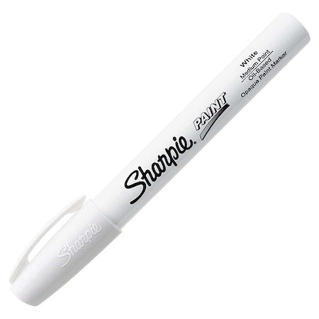 Liquid Paint Marker, White, Fiber, PK12 MPN:35558