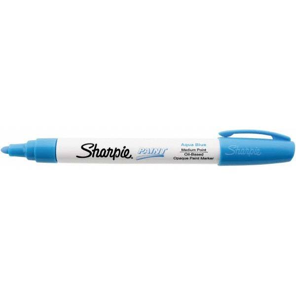 Paint Pen Marker: Aqua, Oil-Based, Medium Point MPN:35563