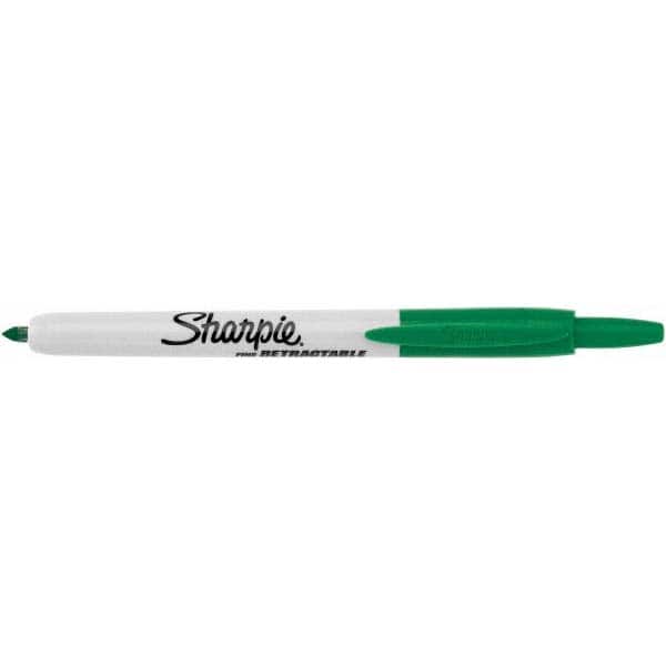 Permanent Marker: Green, AP Non-Toxic, Retractable Fine Point MPN:36704