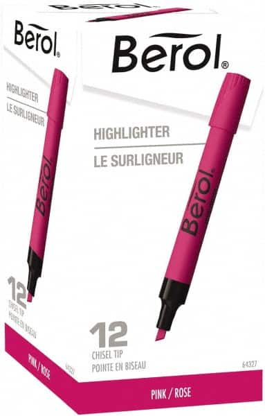 Highlighter Marker: Pink, AP Non-Toxic, Chisel Point MPN:64327