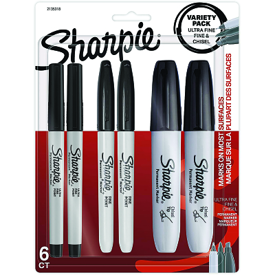 Sharpie Assort Pk Fine/Ultra Fine/Chisel Blk MPN:2135318