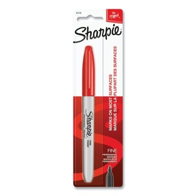 Sharpie Fine Red CARDED1/Cd MPN:30102PP
