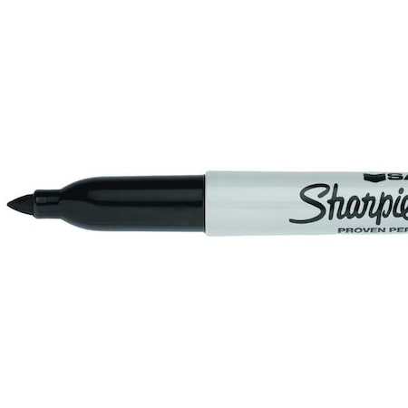 Trace Element Certified Permanent Marker, Fine Point, Black, 12PK MPN:13401